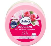 Balea Deo Creme 50 ml, Crema Deodorante, Deodorante Efficiente, 48 ore, Senza Sali di Alluminio, Profumo Lampone e Magnolia