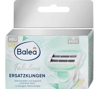 Balea Fabulous - Lame per rasoio, 8 lame di ricambio, con strisce scorrevoli con aloe vera e olio di argan, lame da donna per rasoio da donna