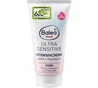 Balea med Ultra Sensitive crema intensiva - Crema viso con 7% urea & pantenolo - per pelli molto sensibili e secche - senza profumo - microbioma equilibrio - 50 ml
