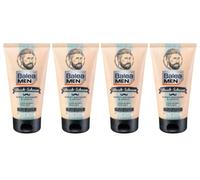 Balea MEN - Schiuma detergente per barba e viso, confezione da 4 (4 x 150 ml)