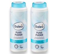 Balea - Polvere per piedi deodorante e idratante, 2 x 100 g, per piedi freschi e asciutti
