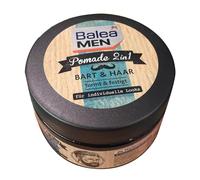 Balea Pomata per barba e capelli da uomo, 2 in 1, per look individuale, vegano, 100 ml