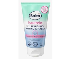 Balea Pulizia 3 in 1, esfoliante e maschera pura sulla pelle, 150 ml