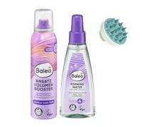 Balea Set di 2 pezzi: booster volume di partenza, 150 ml + effetto volume, 150 ml + spazzola massaggiante bonus per cuoio capelluto