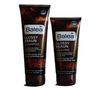 Balea Set professionale per la cura dei capelli marrone naturale e marrone, set da 2 pezzi: 1 shampoo (250 ml) + 1 balsamo (200 ml), 450 ml, shampoo per capelli da uomo/donna e lavaggio dei capelli.