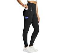 baleaf Leggins Sportivi Donna Foderati in Pile, Impermeabili Nero XL