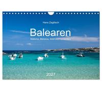 Baléares - Majorque, Minorque, Ibiza et Formentera (Calendrier mural 2027 DIN A4