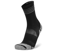 Balega Blister Resist Light Mini Crew Calze da corsa avanzate con tecnologia di assorbimento dell'umidità (1 paio), traspiranti, imbottite, vestibilità ergonomica, Nere,Taglia L (EU 43-45.5)