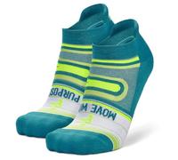 Balega Grit & Grace Move with Purpose Calzini da Corsa, Blu/Lime, M (Pacco da 2) Donna