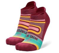 Balega Calze da running Grit & Grace Move with Purpose - Traspiranti, ammortizzate e progettate per il massimo comfort e vestibilità - Wildberry/Oriole, Taglia UK Media.