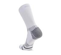 Balega Enduro Arch Support Performance Crew Calze da Corsa Atletiche per Uomini e Donne (1 Paio) - Imbottite, Traspiranti, Assorbenti, Vestibilità Ergonomica, Bianco,Taglia M (EU 40-42,5)
