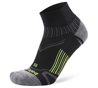 Balega Enduro Arch Support Performance Crew Calze da Corsa Atletiche per Uomini e Donne (1 Paio) - Imbottite, Traspiranti, Assorbenti, Vestibilità Ergonomica, Nero,Taglia S (EU 36-39.5)