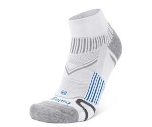 Balega Enduro Arch Support Performance Crew Calze da Corsa Atletiche per Uomini e Donne (1 Paio) - Imbottite, Traspiranti, Assorbenti, Vestibilità Ergonomica, Bianche,Taglia S (EU 36-39.5)