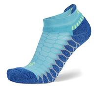 Balega Silver No-Show Calze da Corsa Atletica per Uomini e Donne (1 Paio) - Imbottite, Traspiranti, Assorbenti, Punta Senza Cuciture, Vestibilità Ergonomica, Cobalto,Taglia S (EU 36-39.5)