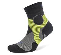 Balega Support Quarter Compression Calze da Corsa Atletica per Uomini e Donne (1 Paio) - Imbottite, Assorbenti, Punta Senza Cuciture, Vestibilità Ergonomica, Grigio,Taglia XL (EU 46-48.5)