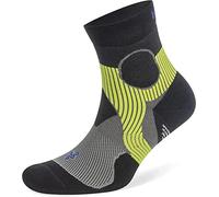 Balega Support Quarter Compression Calze da Corsa Atletica per Uomini e Donne (1 Paio) - Imbottite, Assorbenti, Punta Senza Cuciture, Vestibilità Ergonomica, Grigio,Taglia S (EU 36-39.5)