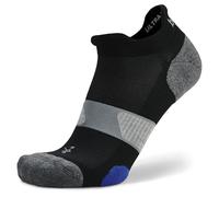 Balega UltraGlide No Show Calze Da Corsa, Imbottitura Protettiva Per Tallone E Punta, Con Drynamix™ Traspirante Per Comfort Massimo E Leggera Imbottitura,Small (EU 36-39.5),Nero/Grigio