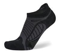 Balega Ultralight No Show Calze da Corsa Atletica per Uomini e Donne (1 Paio) - Imbottite, Traspiranti, Assorbenti, Punta Senza Cuciture, Vestibilità Ergonomica, Nere,Taglia XL (EU 46-48.5)