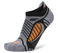 Balega Ultralight No Show Calzini, Nero/Grigio Erica, XL Donna