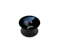 Balena Blu Canzone della Balena Diver Oceano Balena Blu PopSockets PopGrip Adesivo