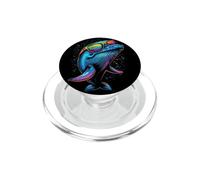 Balena Blu Canzone della Balena Diver Oceano Balena Blu PopSockets PopGrip per MagSafe