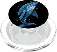 Balena Blu Canzone della Balena Diver Oceano Balena Blu PopSockets PopGrip per MagSafe