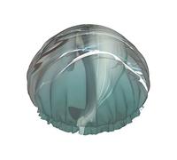 Balena che si alza sopra l'acqua Riutilizzabile Impermeabile Lavabile Regolabile Adatto a donne Tutte le lunghezze di capelli Cuffia da a