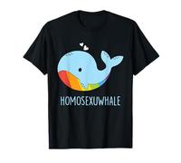 Balena dell'orgoglio LGBT omosessuale - Gay Ally LGBTQ Pride Month Maglietta