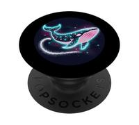 Balena di colore blu per i fan delle balene PopSockets PopGrip Adesivo