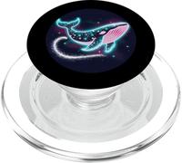 Balena di colore blu per i fan delle balene PopSockets PopGrip per MagSafe
