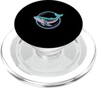 Balena di colore blu per i fan delle balene PopSockets PopGrip per MagSafe