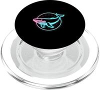Balena di colore blu per i fan delle balene PopSockets PopGrip per MagSafe