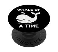 Balena di un tempo - Simpatico animale oceanico, umorismo nautico PopSockets PopGrip Adesivo