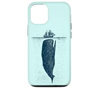 Balena e Nave, Oceano, Marina, Nautica, Nave, Mare Costiero Custodia per iPhone 12/12 Pro