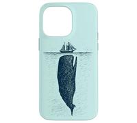 Balena e Nave, Oceano, Marina, Nautica, Nave, Mare Costiero Custodia per iPhone 14 Pro Max