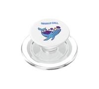 Balena Floreale Natura Mare Calma Tranquillità Fans PopSockets PopGrip per MagSafe