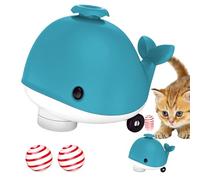 Balena galleggiante palla balena, giocattoli a galleggiante balena elettrica, Cartoon Whale Levitatazione Ball Toy, Funzione ruote e musica flessibili, ventola di raffreddamento, forniture po