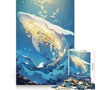 Balena, l'Oceano, Puzzle da 1000 pezzi per ragazzi, stimola le capacità analitiche, facile da usare, rilassante, con taglio netto, regalo perfetto (50x75cm)