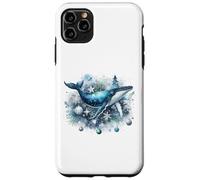 Balena natalizia festiva: Winter Wonder Land Custodia per iPhone 11 Pro Max
