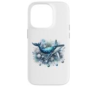 Balena natalizia festiva: Winter Wonder Land Custodia per iPhone 14 Pro
