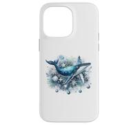 Balena natalizia festiva: Winter Wonder Land Custodia per iPhone 14 Pro Max