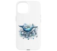 Balena natalizia festiva: Winter Wonder Land Custodia per iPhone 15