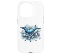 Balena natalizia festiva: Winter Wonder Land Custodia per iPhone 15 Pro
