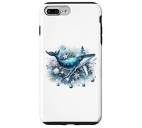 Balena natalizia festiva: Winter Wonder Land Custodia per iPhone 7 Plus/8 Plus