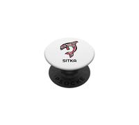 Balena orca nativa americana dell'Alaska PopSockets PopGrip Adesivo