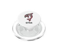 Balena orca nativa americana dell'Alaska PopSockets PopGrip per MagSafe