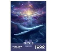 Balena Puzzle 1000 Pezzi Gioco Di Sfidaans Adulti E over 12 Anni Mitico Puzzle Impossibile Sfida EduGattoiva Regalo Per La Decorazione Domestica 70x50cm/1000pcs
