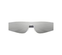 Balenciaga Bb0041s Occhiali Da Sole Unisex Argento Mascherina Argento 99mm