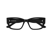 Balenciaga Bb0371o Occhiali Da Vista Uomo Nero Squadrato Trasparente 53mm