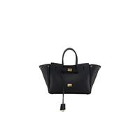 Balenciaga Black Calf Leather Bos Taurus Shoulder Bag